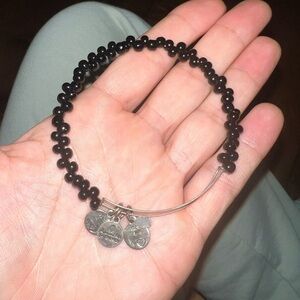 ALEX & ANI Black beaded bracelet